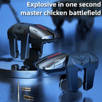 Six-Finger Gaming Trigger Set - Professional L1 R1 Aim Controller for Mobile