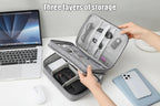 Gaming Accessories Storage Organizer - Portable Travel Tech Bag for Controllers