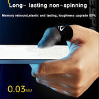 Gaming Finger Sleeves - Sweatproof Anti-Slip Touch Screen Covers for Mobile Gaming