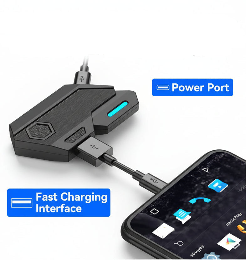 Complete Mobile Gaming Station - Wireless Keyboard, Mouse & Phone Holder Kit