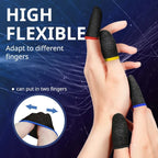 Gaming Finger Sleeves - 20Pcs Premium Anti-Sweat Touch Screen Covers for Mobile Gaming
