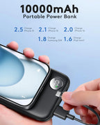 Portable Power Bank - Ultra-Slim 10000mAh Fast Charging Battery for Mobile Gaming