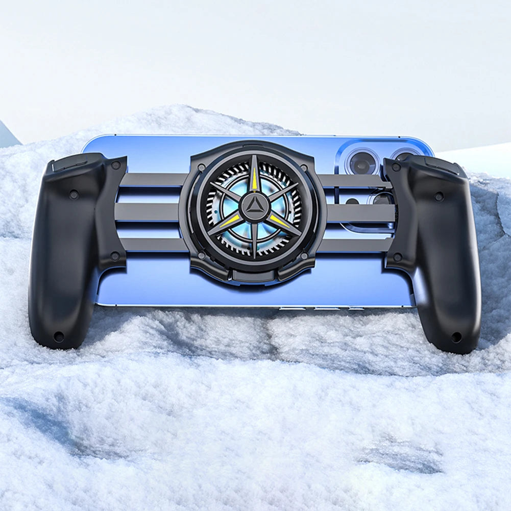 Handheld Gaming Controller - Professional Cooling Fan Gamepad with Precision Joystick