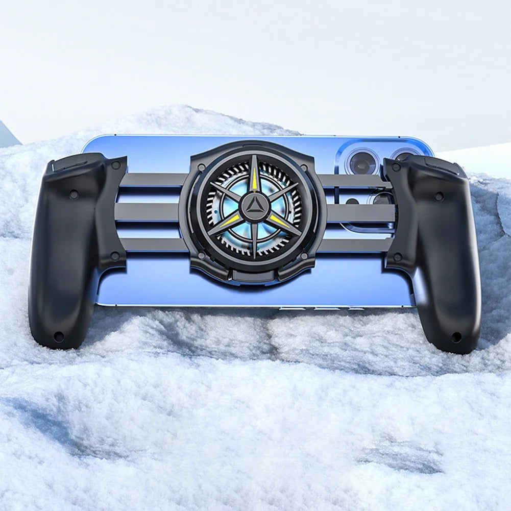 Handheld Gaming Controller - Professional Cooling Fan Gamepad with Precision Joystick