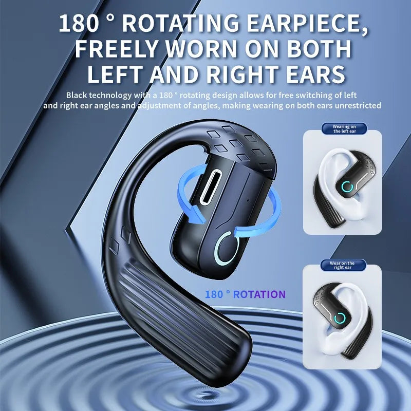 Wireless Gaming Earphone - Open Ear Bluetooth Headset for Situational Awareness