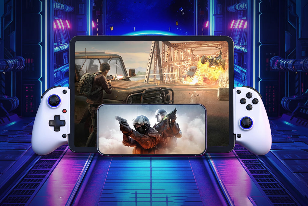 Wireless Stretching Mobile Gaming Controller - Universal Multi-Platform Gamepad