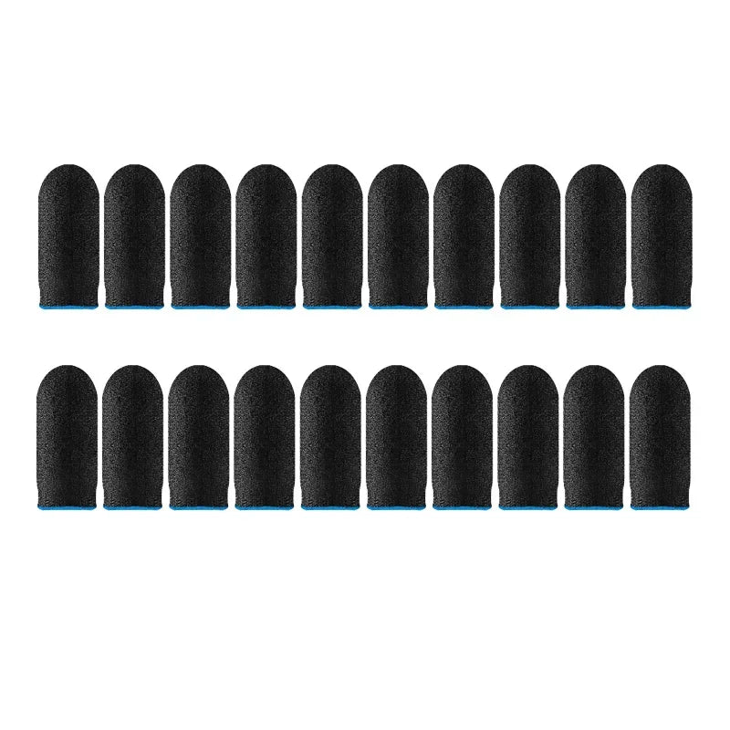 Gaming Finger Sleeves - 20Pcs Premium Anti-Sweat Touch Screen Covers for Mobile Gaming