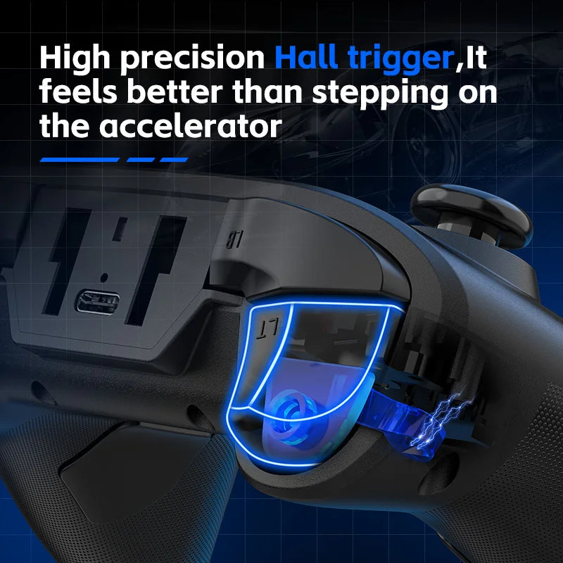 Hall Effect Game Controller - Premium Multi-Platform Mobile Gamepad with Zero Drift