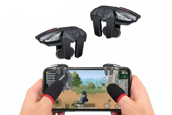 Six-Finger Gaming Trigger Set - Professional L1 R1 Aim Controller for Mobile