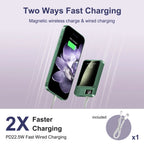 10000mAh Magnetic Power Bank - PD 22.5W Fast Wireless Charging for Mobile Gamers