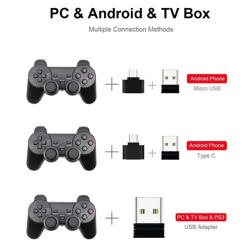 Wireless Game Controller - Universal PC, PS3, Android & TV Box Compatible Gamepad