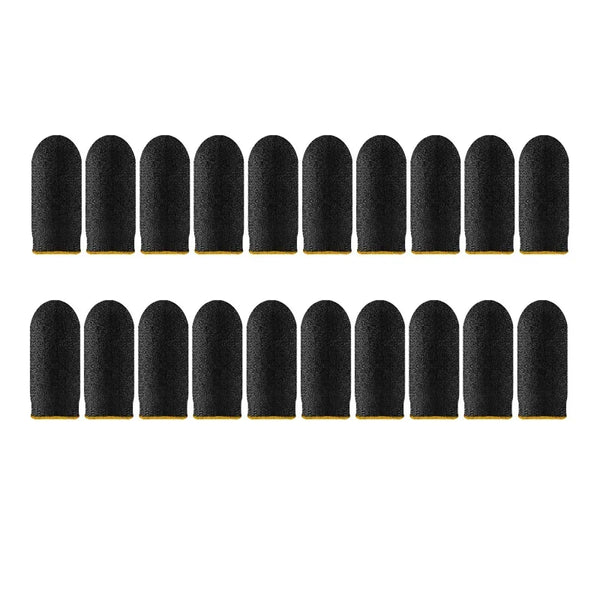 Gaming Finger Sleeves - 20Pcs Premium Anti-Sweat Touch Screen Covers for Mobile Gaming