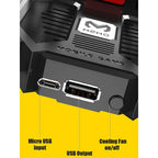 Premium 6-Finger Mobile Gaming Controller with Integrated Cooling Fan