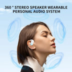Wireless Gaming Earphone - Open Ear Bluetooth Headset for Situational Awareness