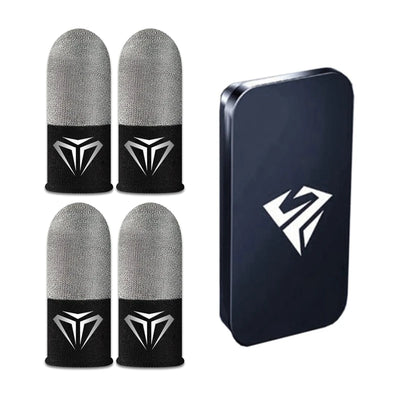 Gaming Finger Sleeves - Sweatproof Anti-Slip Touch Screen Covers for Mobile Gaming
