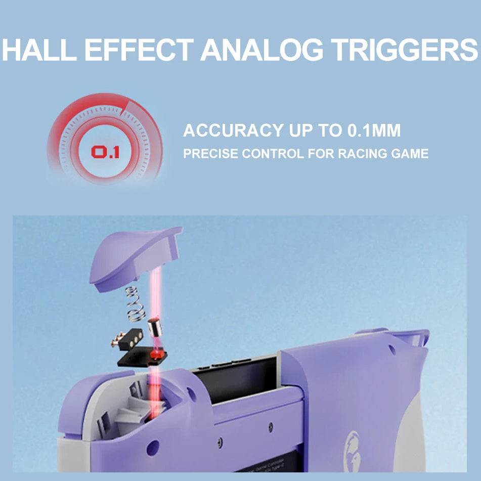 Professional Zero Drift Hall Effect Gaming Controller for Mobile