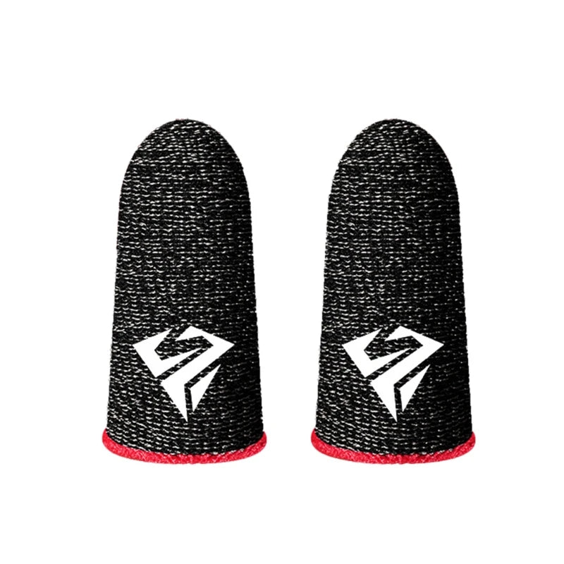 Gaming Finger Sleeves - Sweatproof Anti-Slip Touch Screen Covers for Mobile Gaming