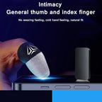 Gaming Finger Sleeves - Sweatproof Anti-Slip Touch Screen Covers for Mobile Gaming