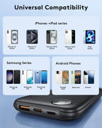 Portable Power Bank - Ultra-Slim 10000mAh Fast Charging Battery for Mobile Gaming